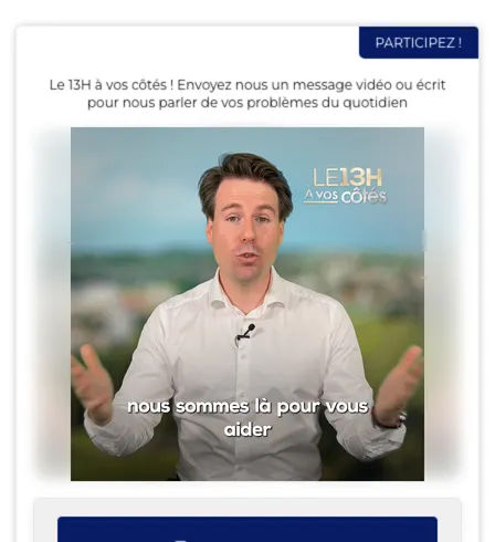 Interaction VoxM — Le 13H à vos côtés